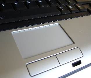 il touchpad di un notebook